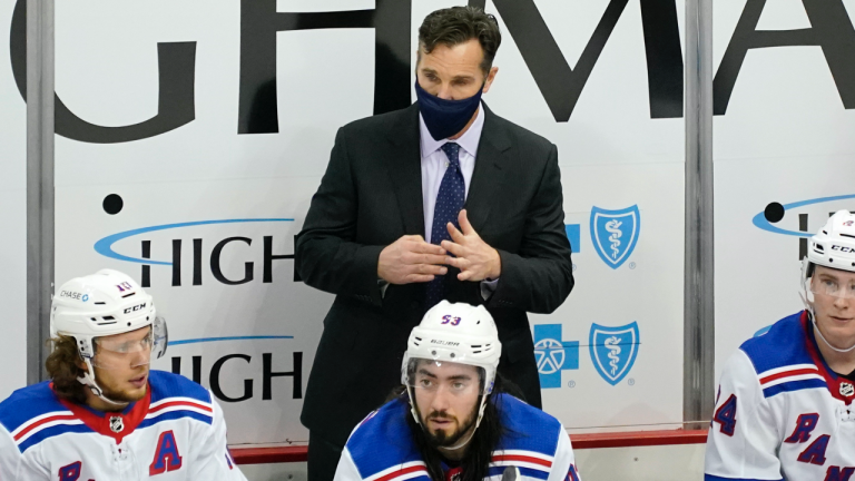 David Quinn during his tenure with the Rangers. (Gene J. Puskar / AP)