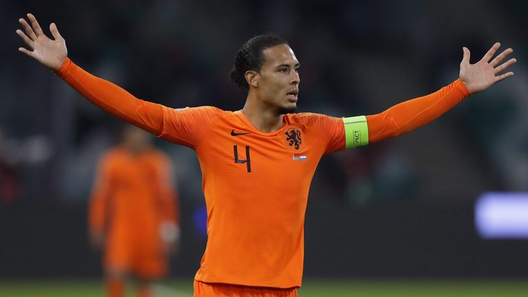 Netherlands' Virgil van Dijk. (Sergei Grits/AP)