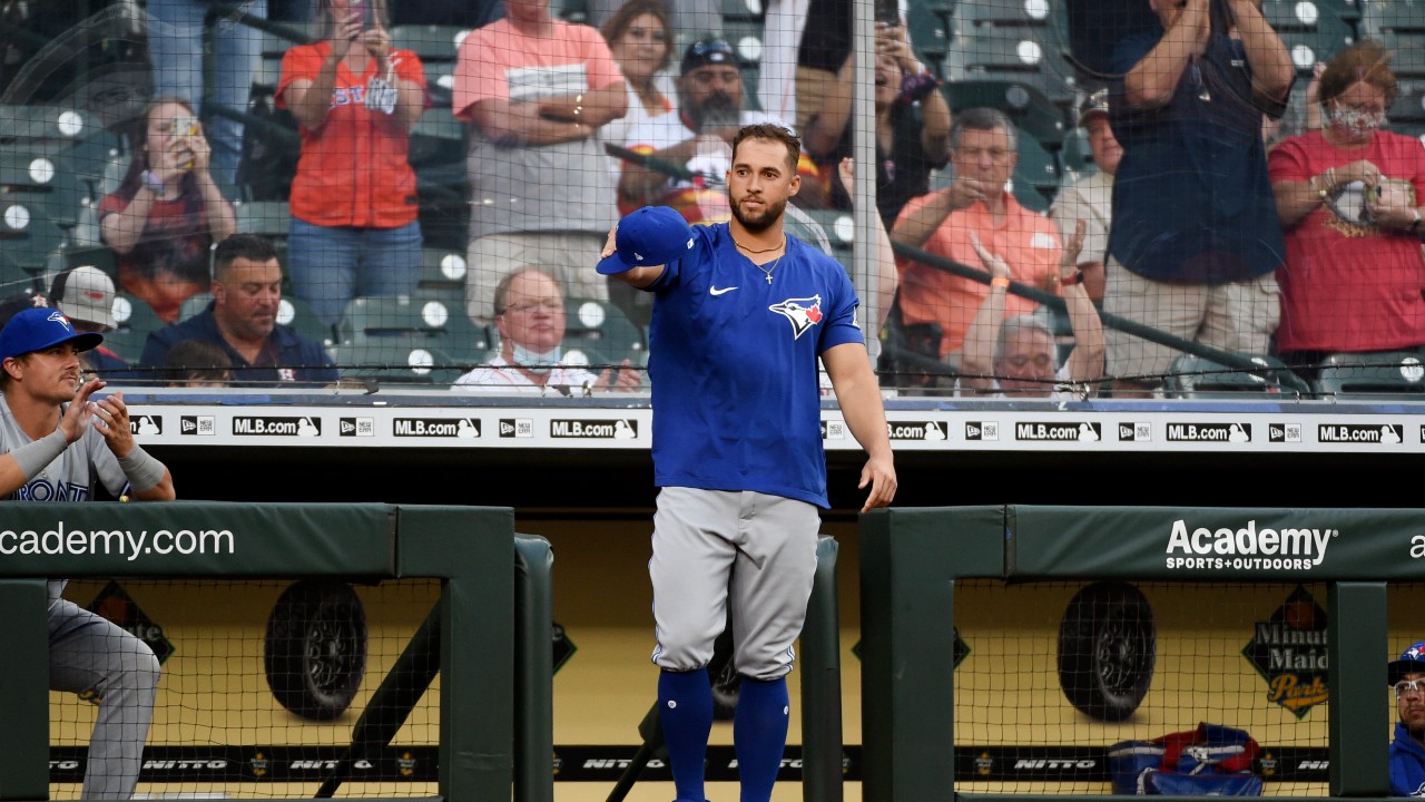 George Springer puts injured quad to the test