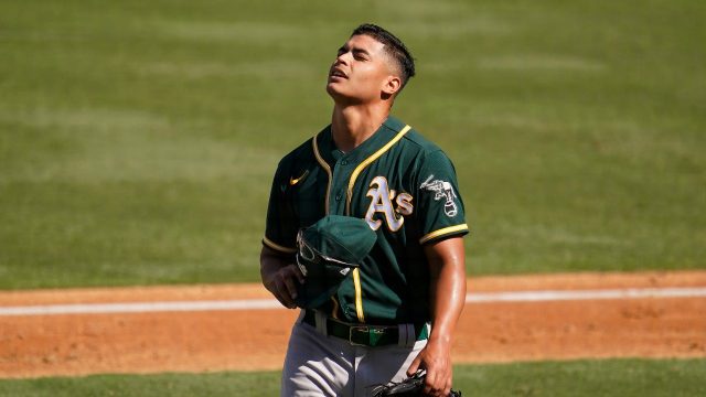 Rookie left-hander Jesús Luzardo makes spiffy spring debut for A's