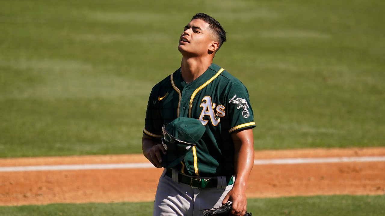 Athletics Jesus Luzardo's First Game vs. Boyhood Hero Miguel