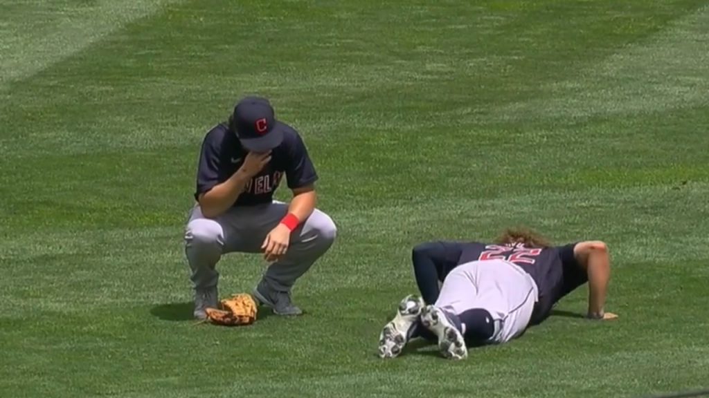 Cleveland's Josh Naylor suffers gruesome leg injury in Target