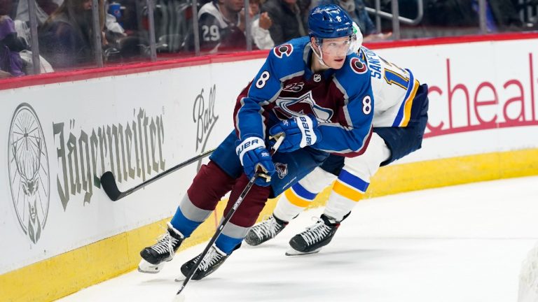 Colorado Avalanche defenceman Cale Makar. (David Zalubowski/AP)