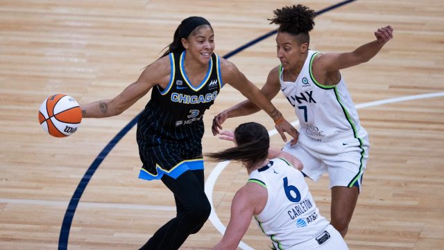 Chicago Sky's Candace Parker will be the first woman on the cover