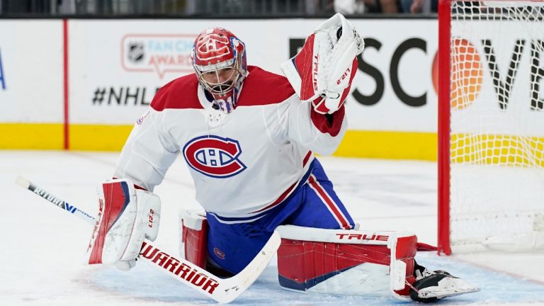 Montreal Canadiens goaltender Carey Price (31) blocks a shot. (John Locher/AP)