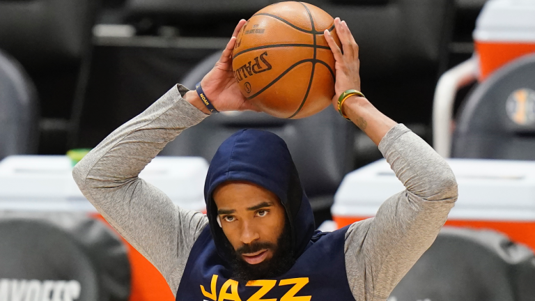 Utah Jazz guard Mike Conley. (Rick Bowmer / AP)