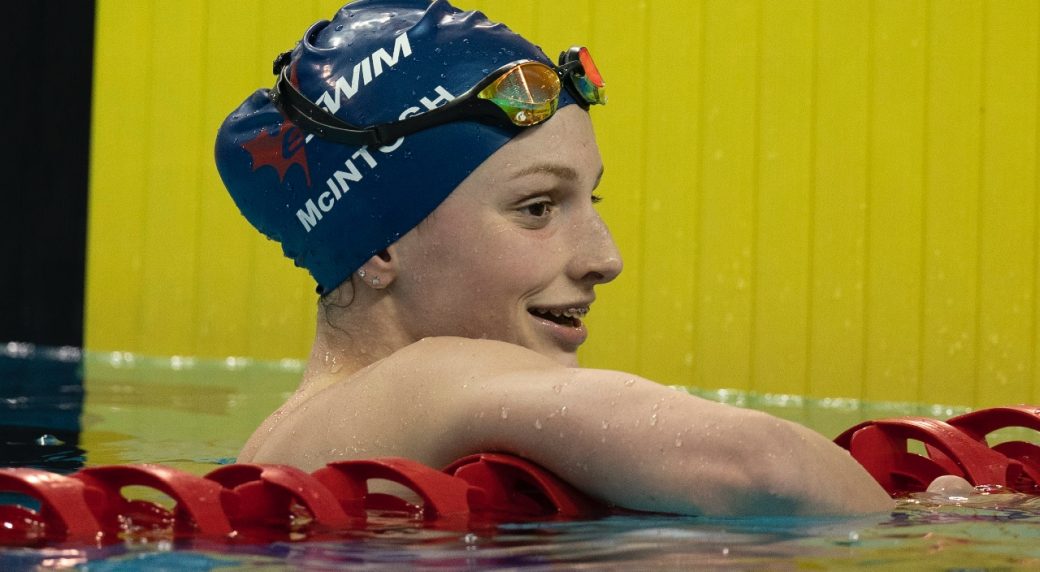 Summer McIntosh finishes fourth in 400m freestyle, sets Canadian record