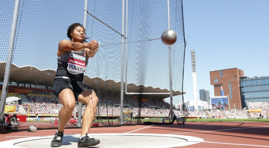Canadian Camryn Rogers shatters women's NCAA hammerthrow record