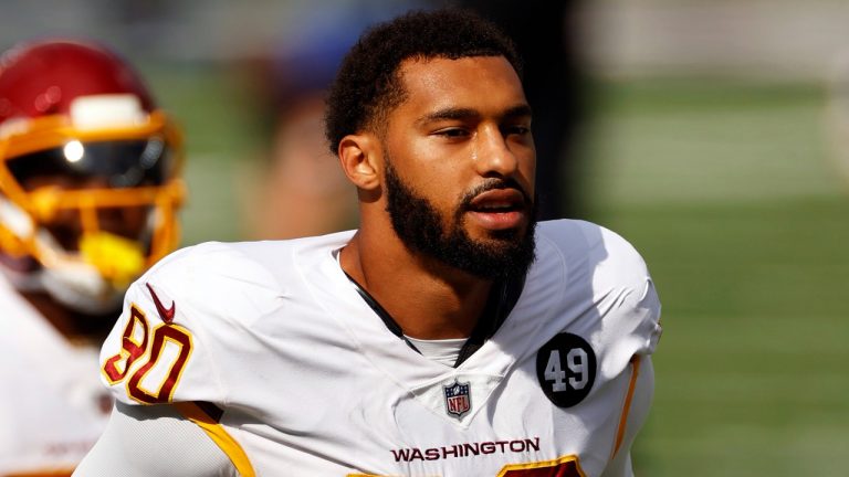 Washington Football Team's Montez Sweat. (Adam Hunger/AP)