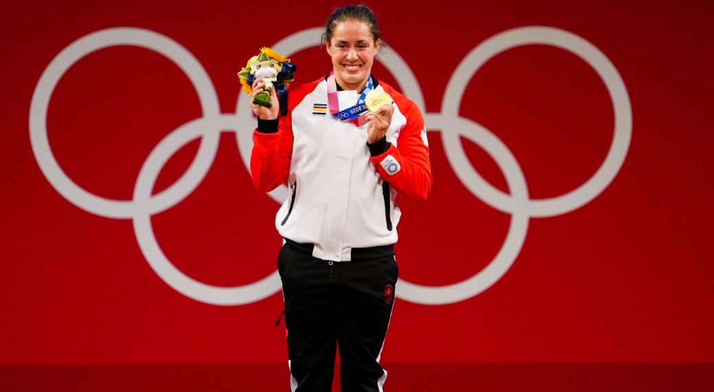 Canada's Maude Charron wins gold in weightlifting at Tokyo ...