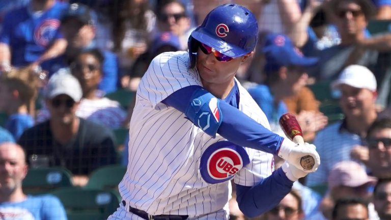 Chicago Cubs slugger Joc Pederson has been traded to the Atlanta Braves. (Charles Rex Arbogast/AP) 