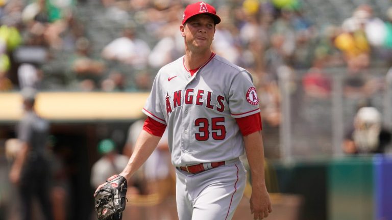 Los Angeles Angels relief pitcher Tony Watson. (Eric Risberg/AP)