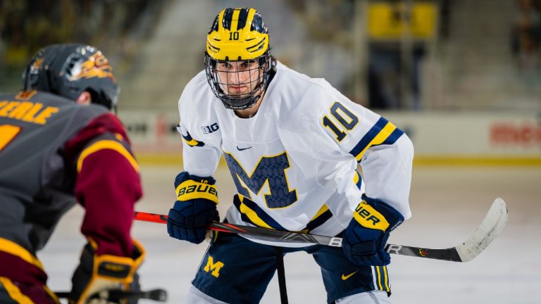 Matthew Beniers of the University of Michigan. (Photo courtesy: University of Michigan)