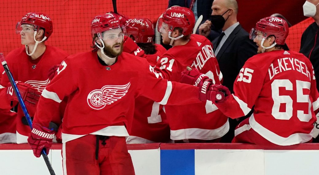 Michael Rasmussen Detroit Red Wings Training Camp 