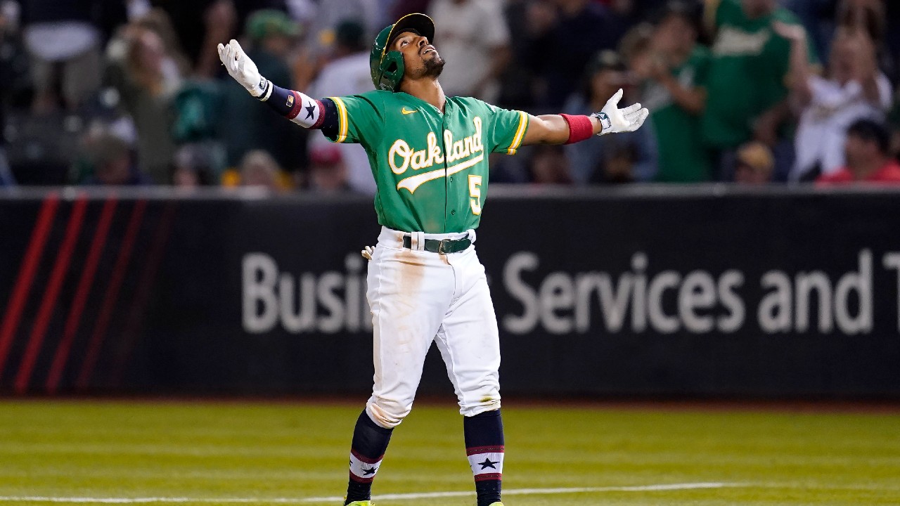 Tony Kemp's home run fires up James Kaprielian, gives him a win