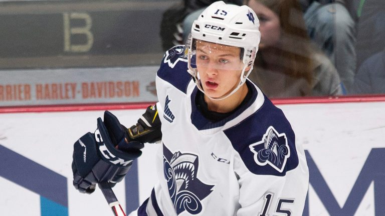 Zachary Bolduc of Rimouski Oceanic. (Ghyslain Bergeron/CP)