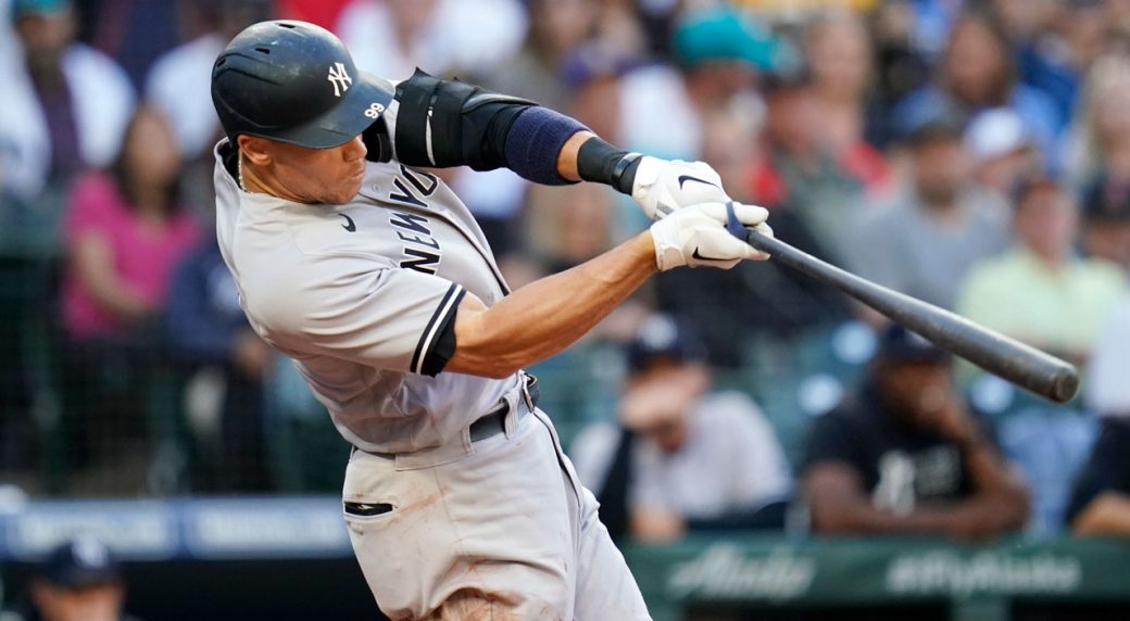 Yankees star Aaron Judge takes batting practice, nearing return from  COVID-19