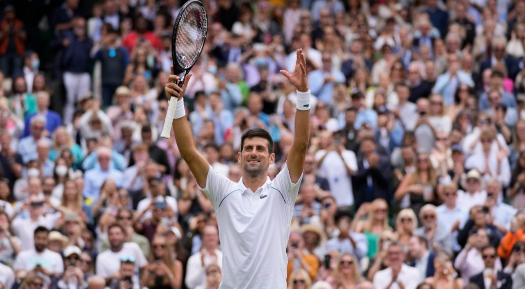 Djokovic reaches 10th semifinal at Wimbledon, to face Shapovalov