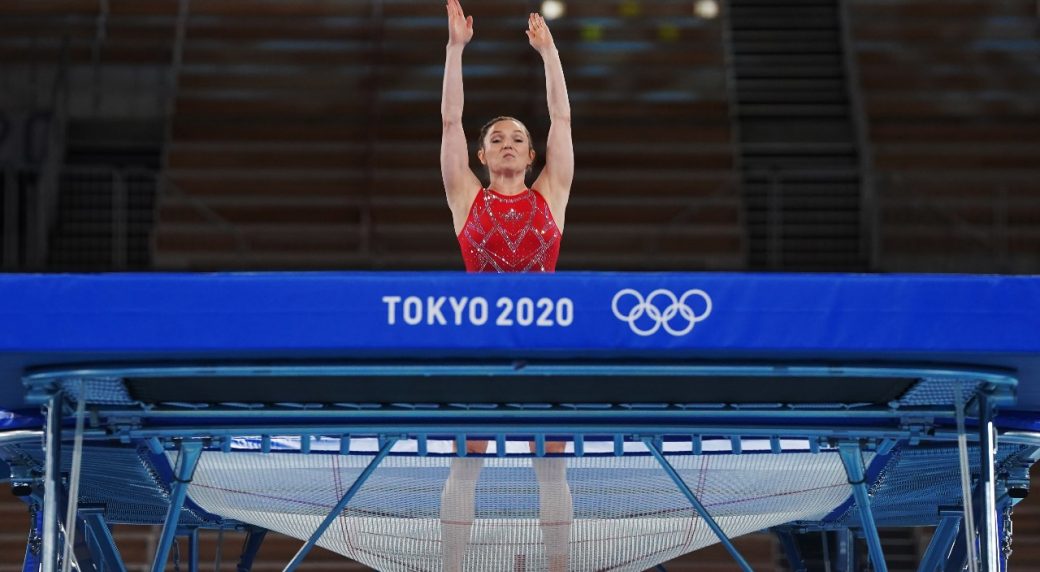 Olympic champion Rosie MacLennan kept off podium