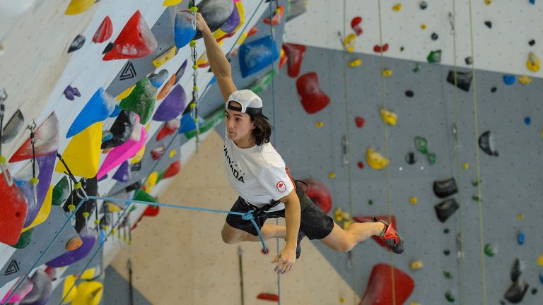 Sean McColl of the Canadian Olympic Sport Climbing team. (Christopher Morris/COC)