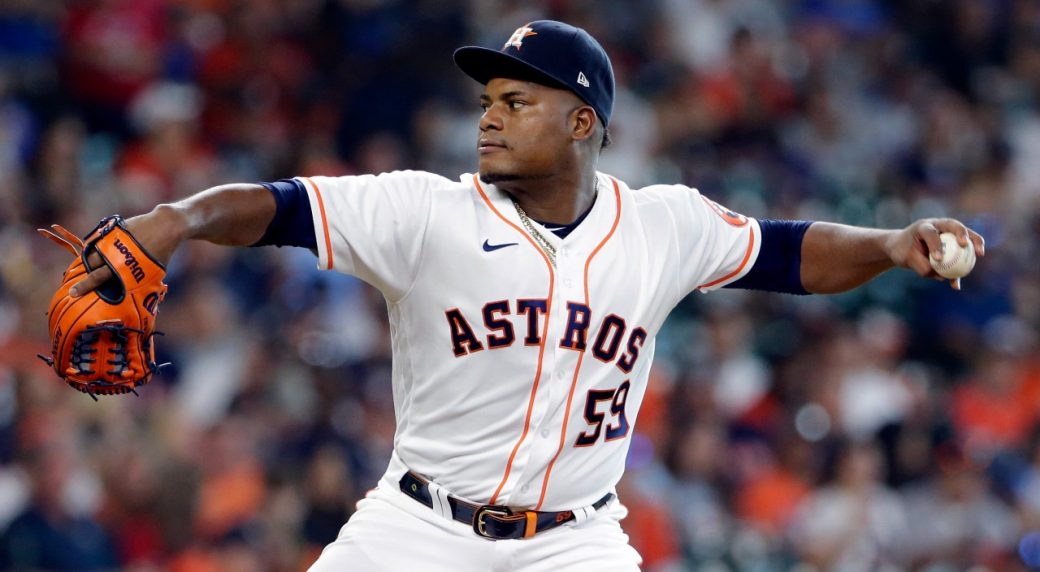 Houston Astros' Framber Valdez Throws No-No