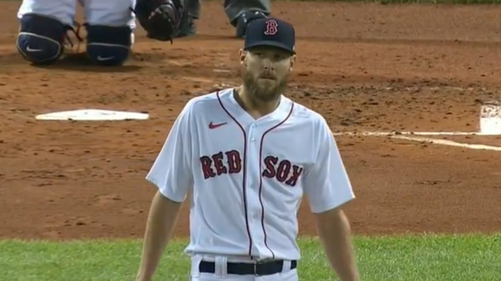 Red Sox pitcher Chris Sale throws immaculate inning vs. Twins