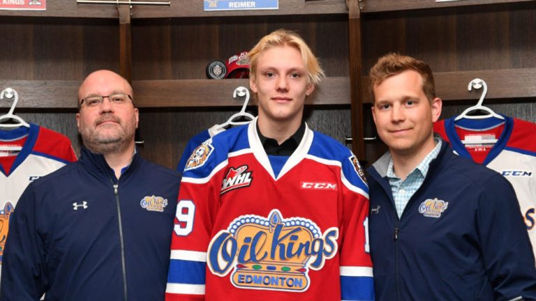 Edmonton Oil Kings forward Caleb Reimer. (Photo Courtesy of Edmonton Oil Kings)