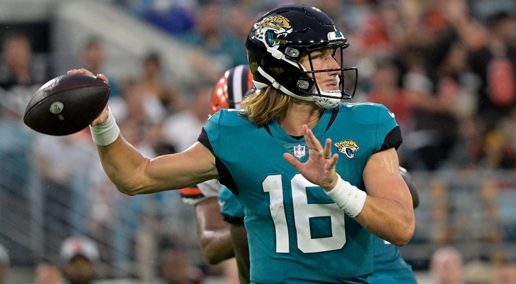 Jacksonville Jaguars quarterback Trevor Lawrence's first-ever Pro