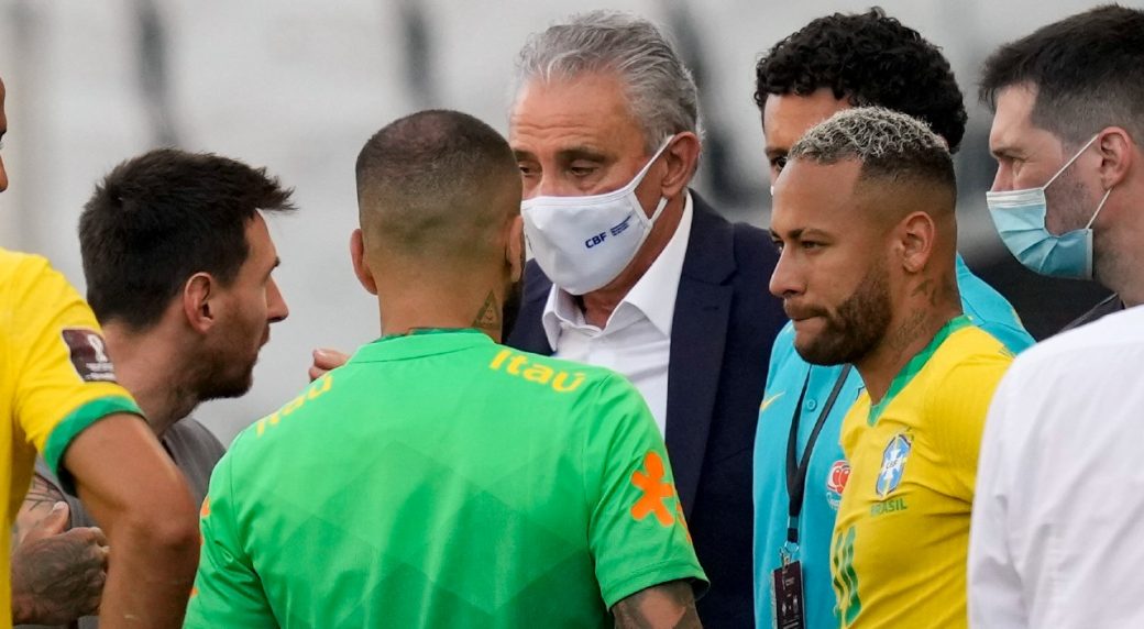 Argentine-Brazil World Cup Qualifier Interrupted By Health