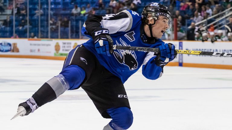 Defenceman Jeremie Poirier of the Saint John Sea Dogs. (HO-Saint John Sea Dogs/CP)