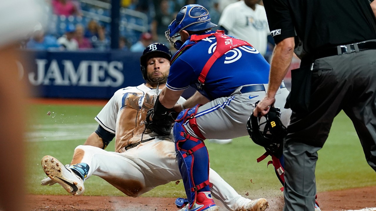 Blue Jays successfully launch Captain Kirk into the baseball universe