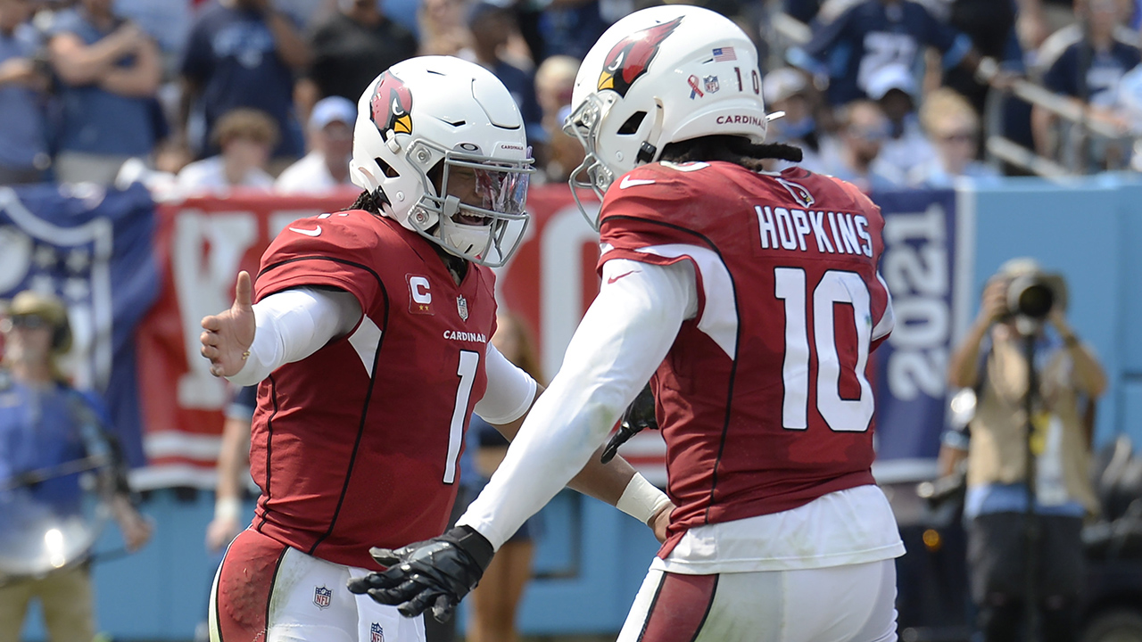 Cardinals QB Kyler Murray (ankle), WR DeAndre Hopkins (hamstring) inactive  vs. 49ers