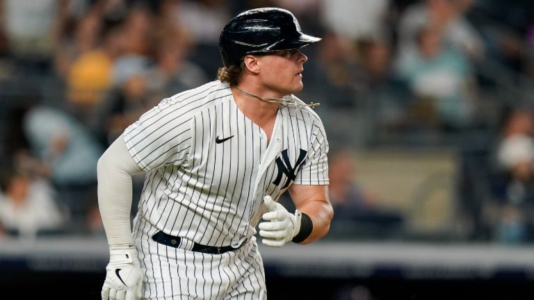 New York Yankees slugger Luke Voit. (Frank Franklin II/AP)