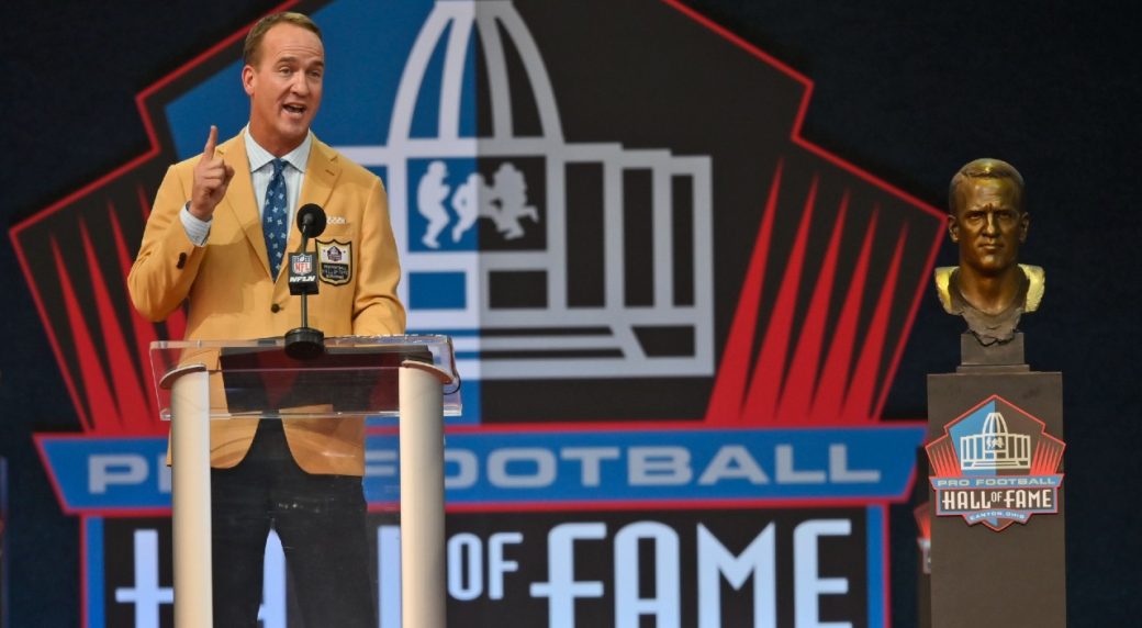 Peyton Manning, Edgerrin James to receive Hall of Fame rings Sunday