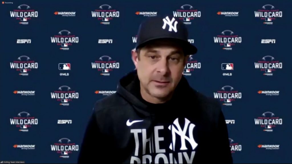 Aaron Boone on Judge's Harper comments: Just Super Bowl fun