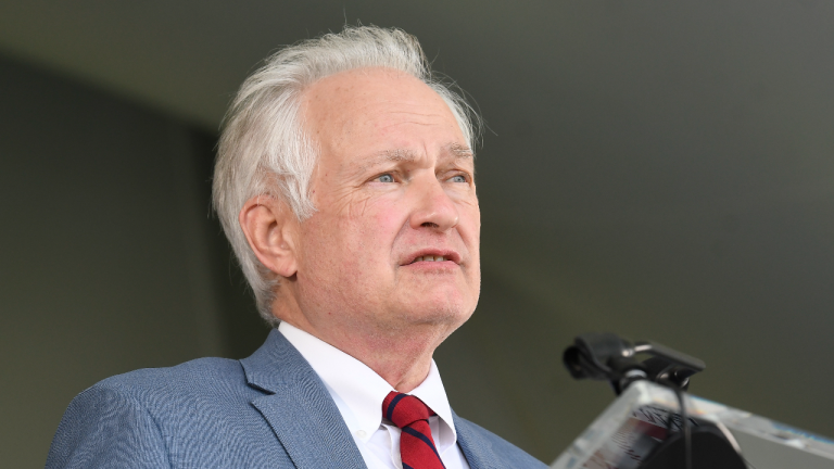 The NHLPA future of Donald Fehr, seen here at the Baseball Hall of Fame inductions in September, might be discussed in a call on Monday. (AP/file)