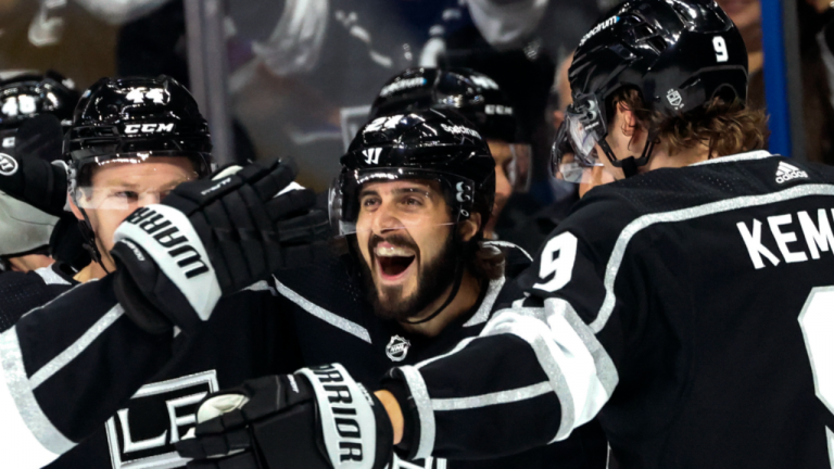 Former Montreal Canadiens and current Los Angeles Kings forward Phillip Danault feels "very appreciated in every way" by his new team. (AP)