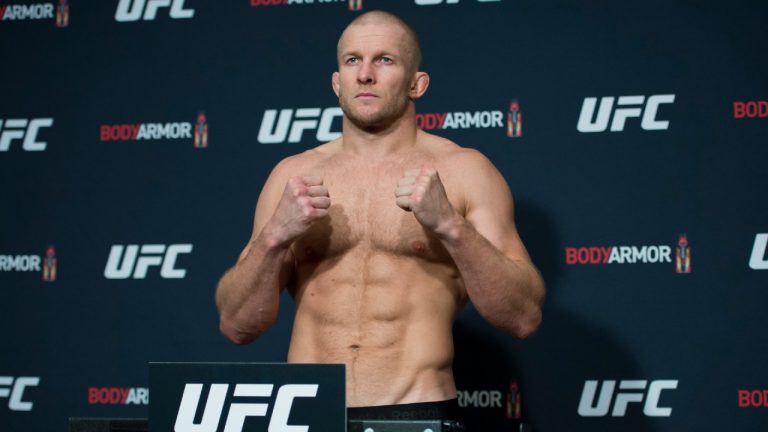 Light Heavyweight fighter Misha Cirkunov is seen during the UFC official weight in in Richmond, B.C., Friday, Sept. 13, 2019 (Jonathan Hayward/CP).