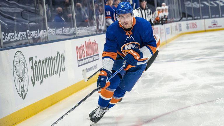 New York Islanders defenceman Ryan Pulock (6). (Corey Sipkin/AP).