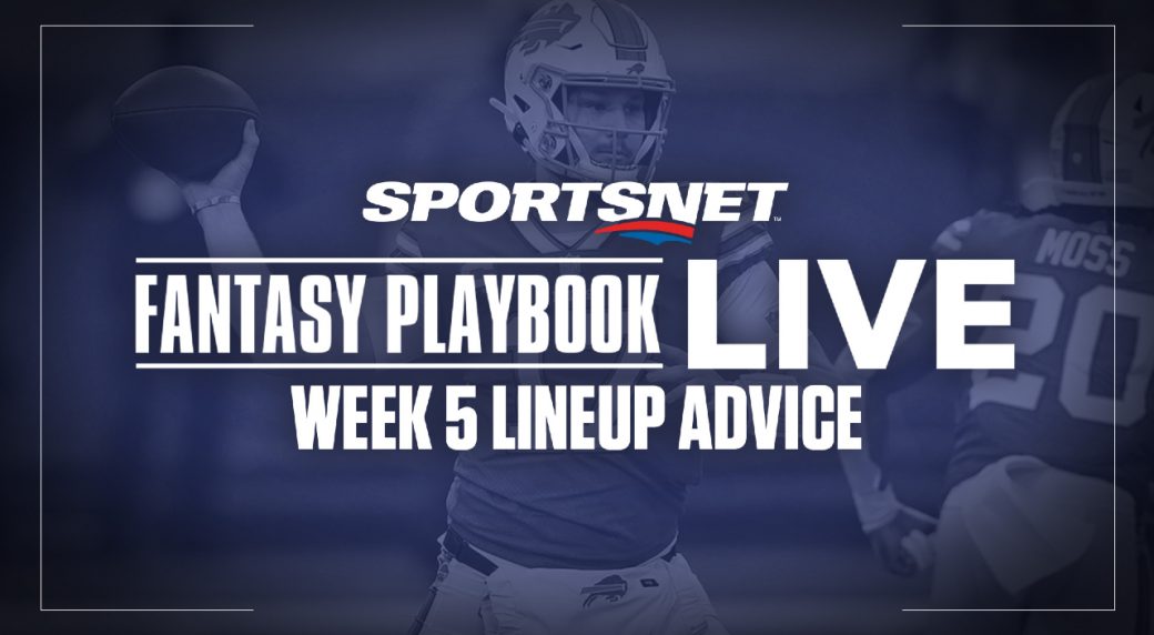 NFL Week 5 fantasy football advice