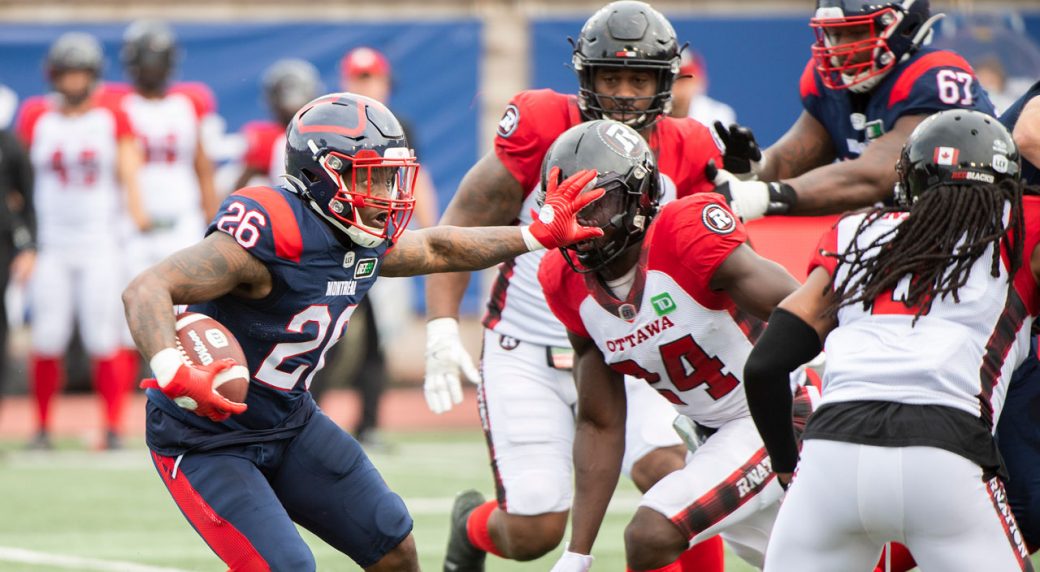 Late touchdown by Artis-Payne propels Alouettes to win over Redblacks