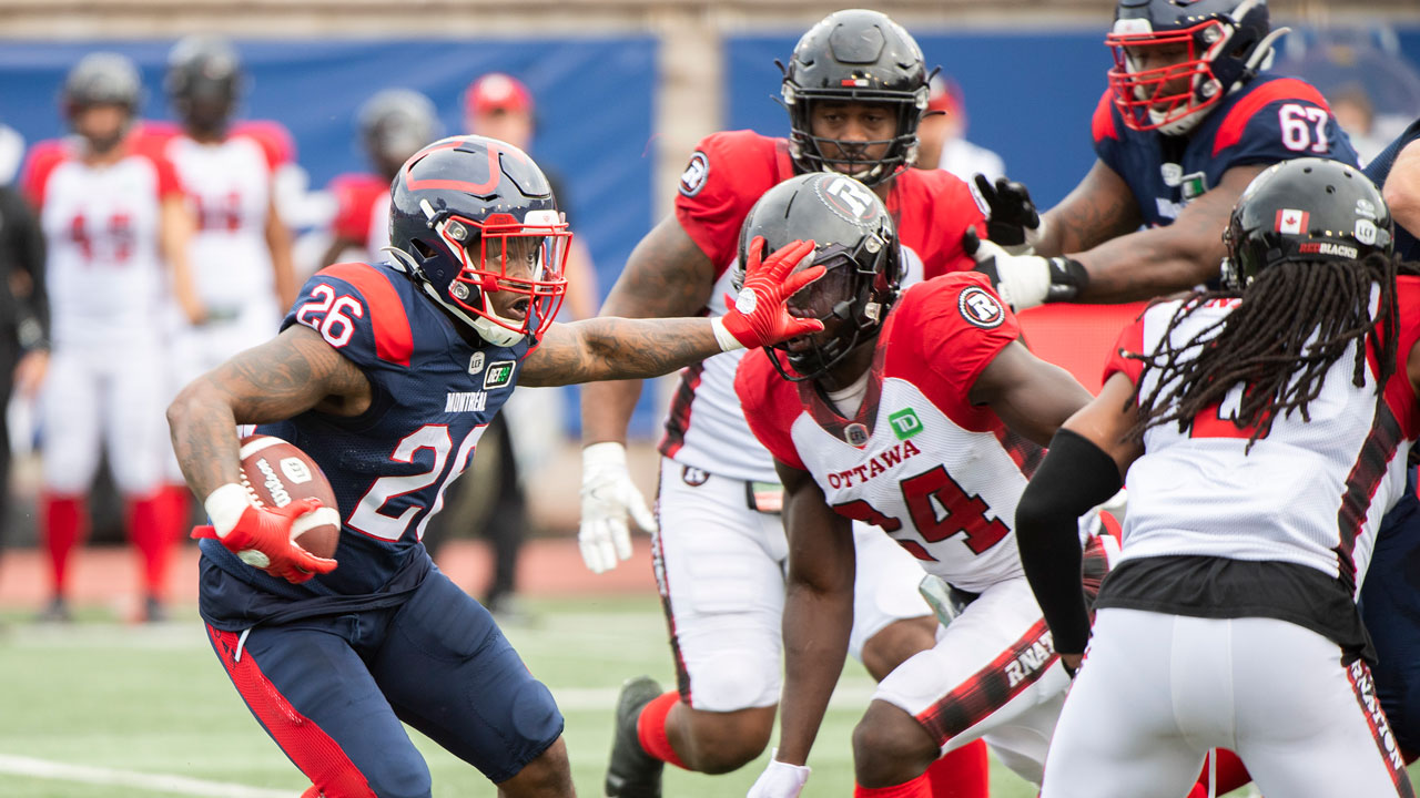 Late touchdown by Artis-Payne propels Alouettes to win over Redblacks