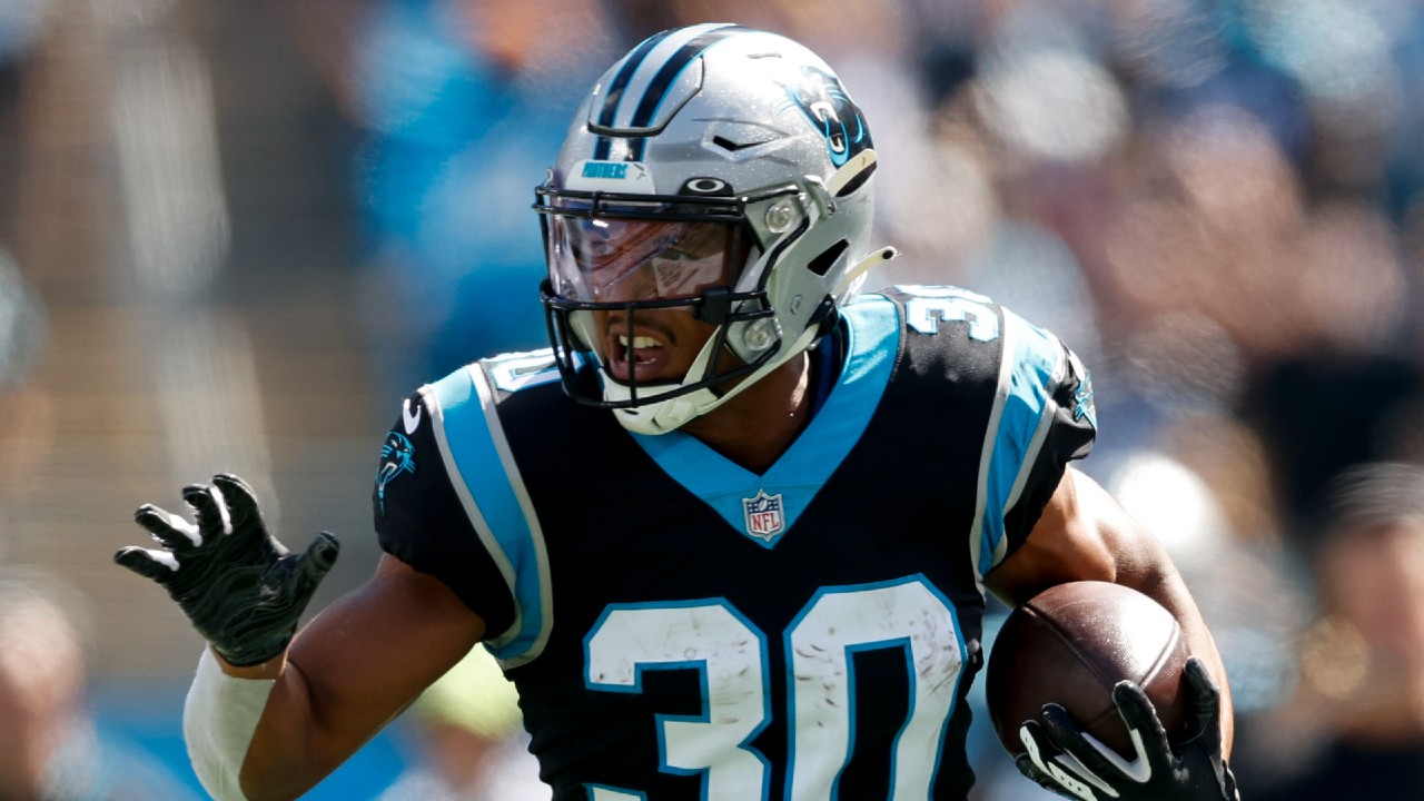 Panthers start Chuba Hubbard as Christian McCaffrey is out