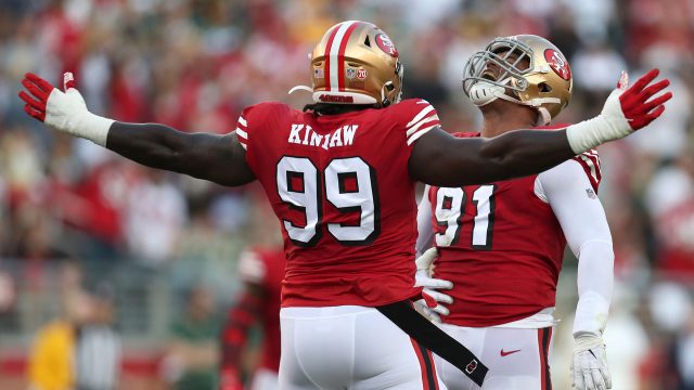 Rookie DT Javon Kinlaw has big shoes to fill for 49ers - The San Diego  Union-Tribune