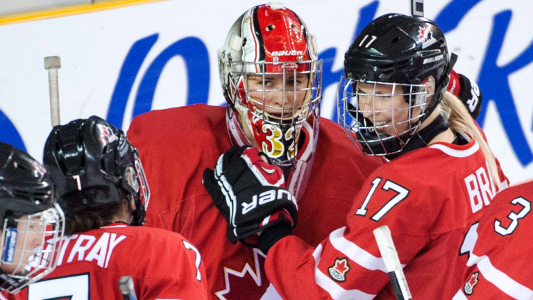 Team Canada's women's squad is taking on three teams of U17 boys at the Capital City Challenge. (CP/file)