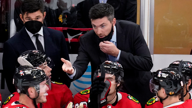 After a woeful 1-9-2 start, the Chicago Blackhawks have fired head coach Jeremy Colliton. (CP/file)