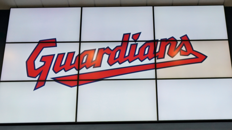 Cleveland Guardians logo. (AP/file)