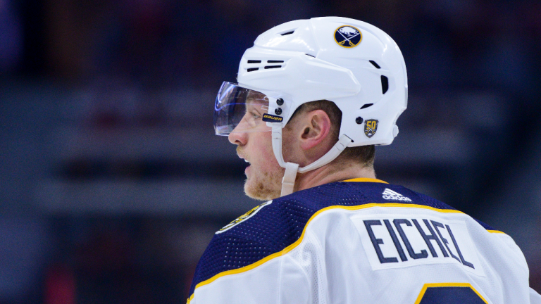 Golden Knights centre Jack Eichel had successful neck surgery. (CP/file)