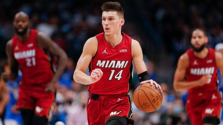 Miami Heat guard Tyler Herro (14). (Brandon Wade/AP)