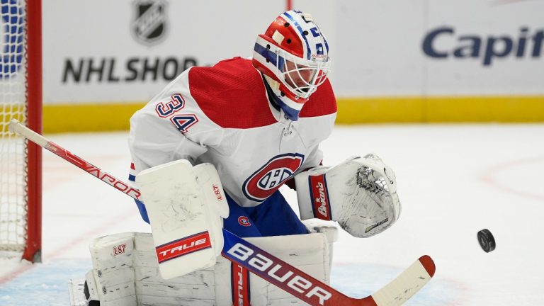 Montreal Canadiens goaltender Jake Allen. (Nick Wass/AP) 